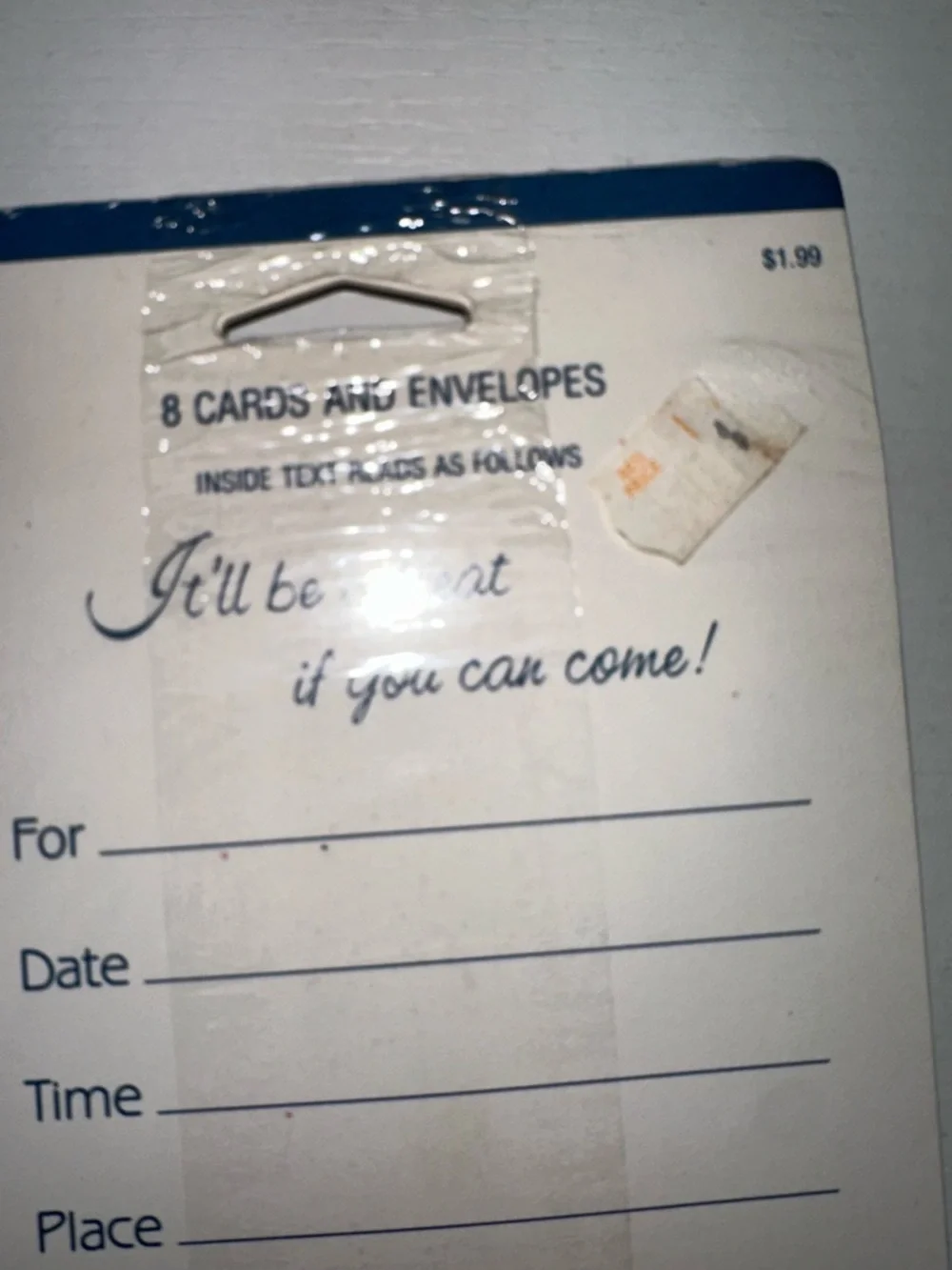 Vtg Party Invitations
